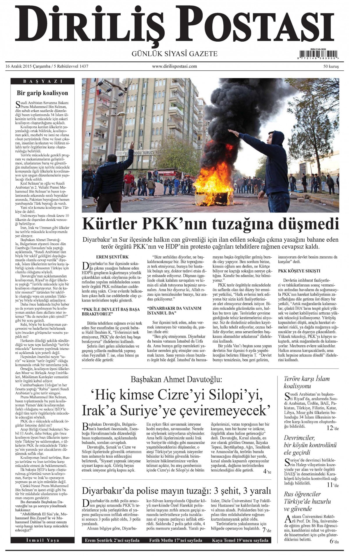 Gazeteler bugün ne yazdı? - 20