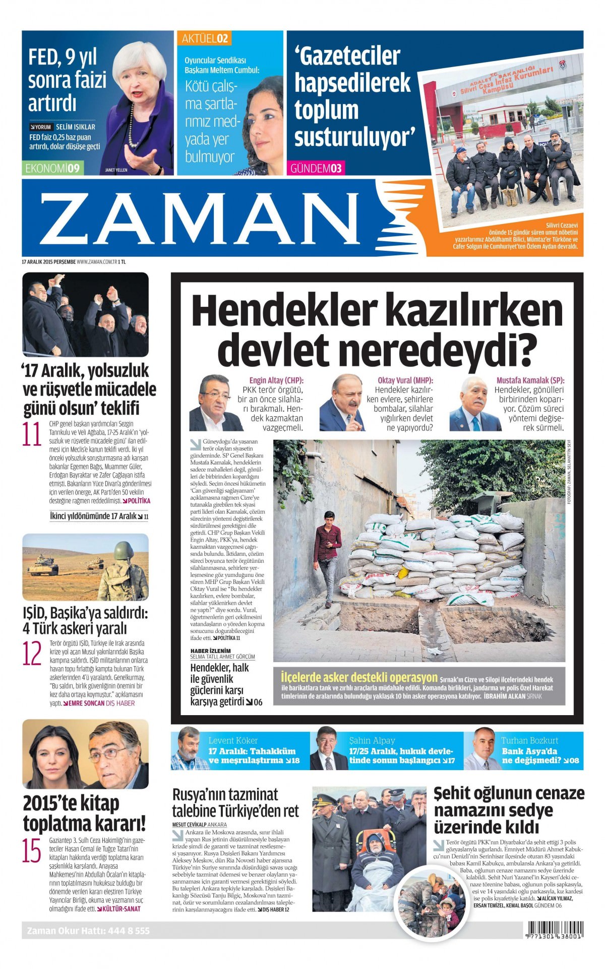 Gazeteler bugün ne yazdı? - 29