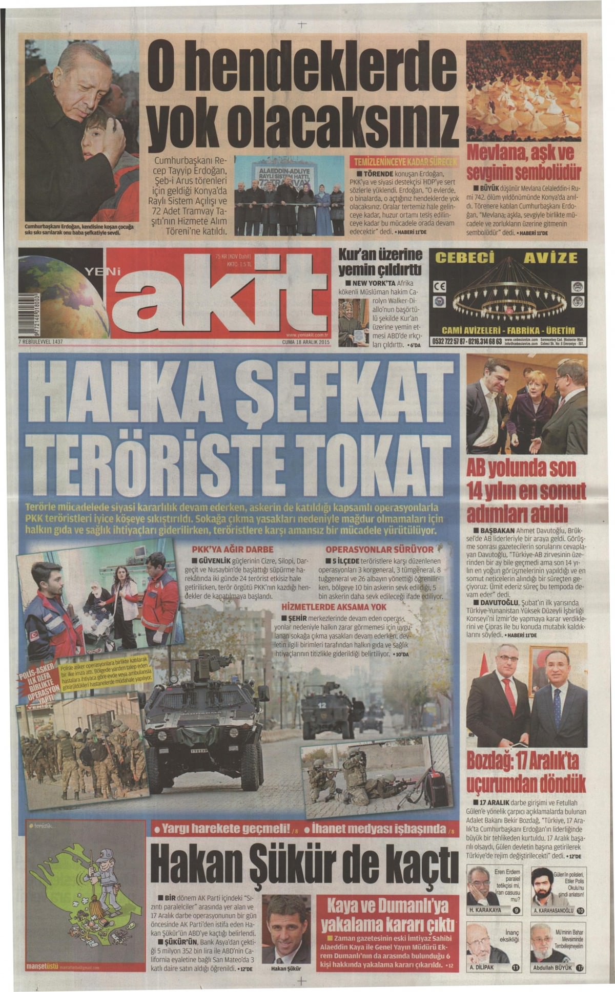 Gazeteler bugün ne yazdı? - 14