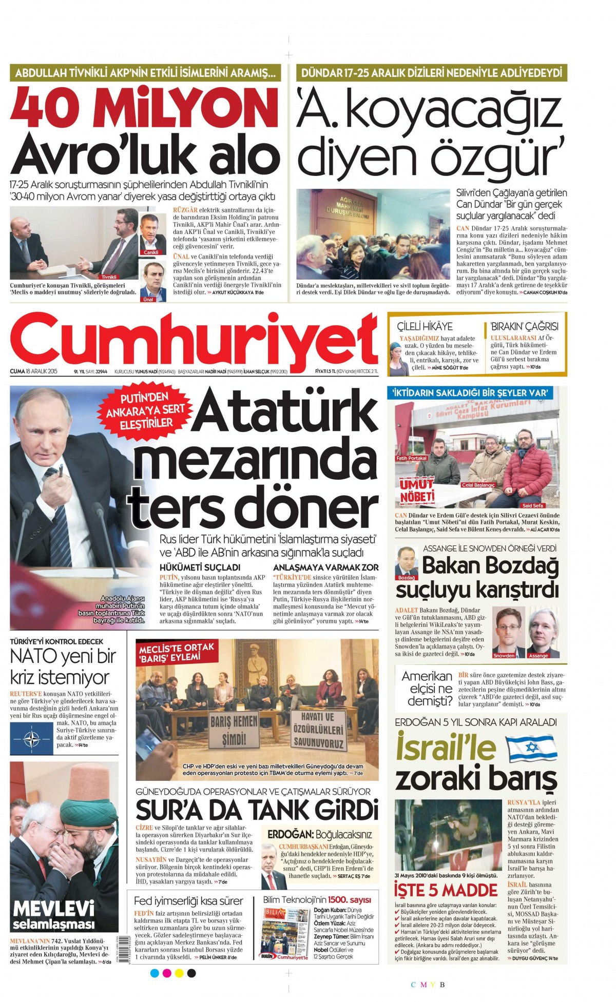 Gazeteler bugün ne yazdı? - 6