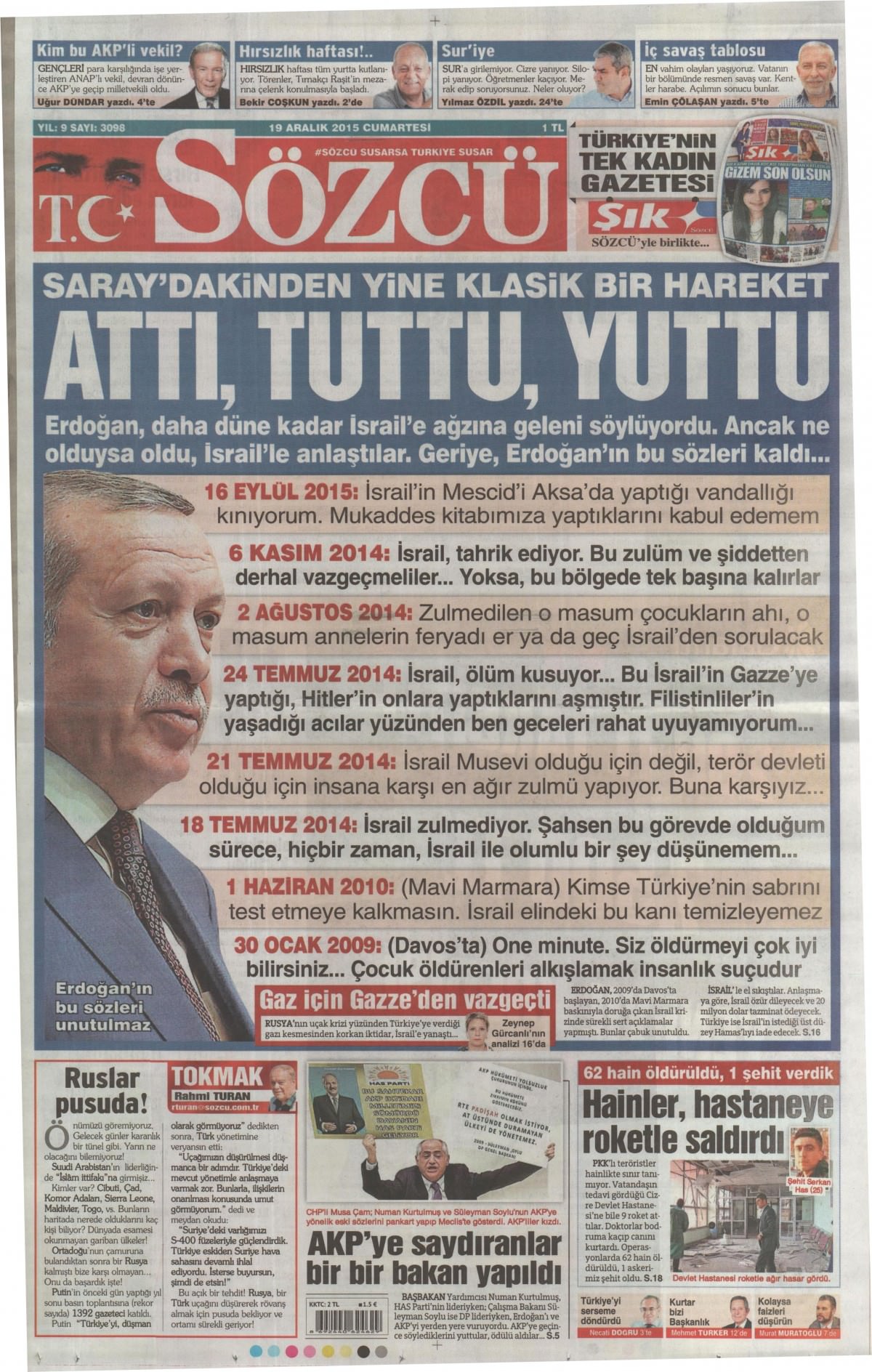 Gazeteler bugün ne yazdı? - 12