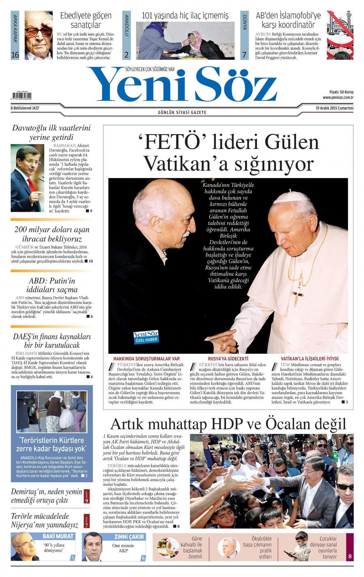 Gazeteler bugün ne yazdı? - 16