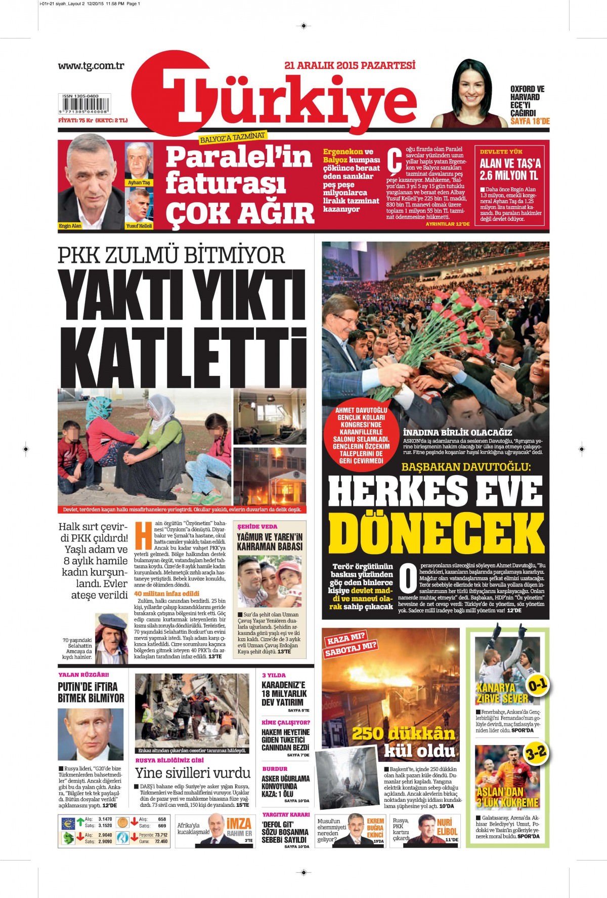 Gazeteler bugün ne yazdı? - 13