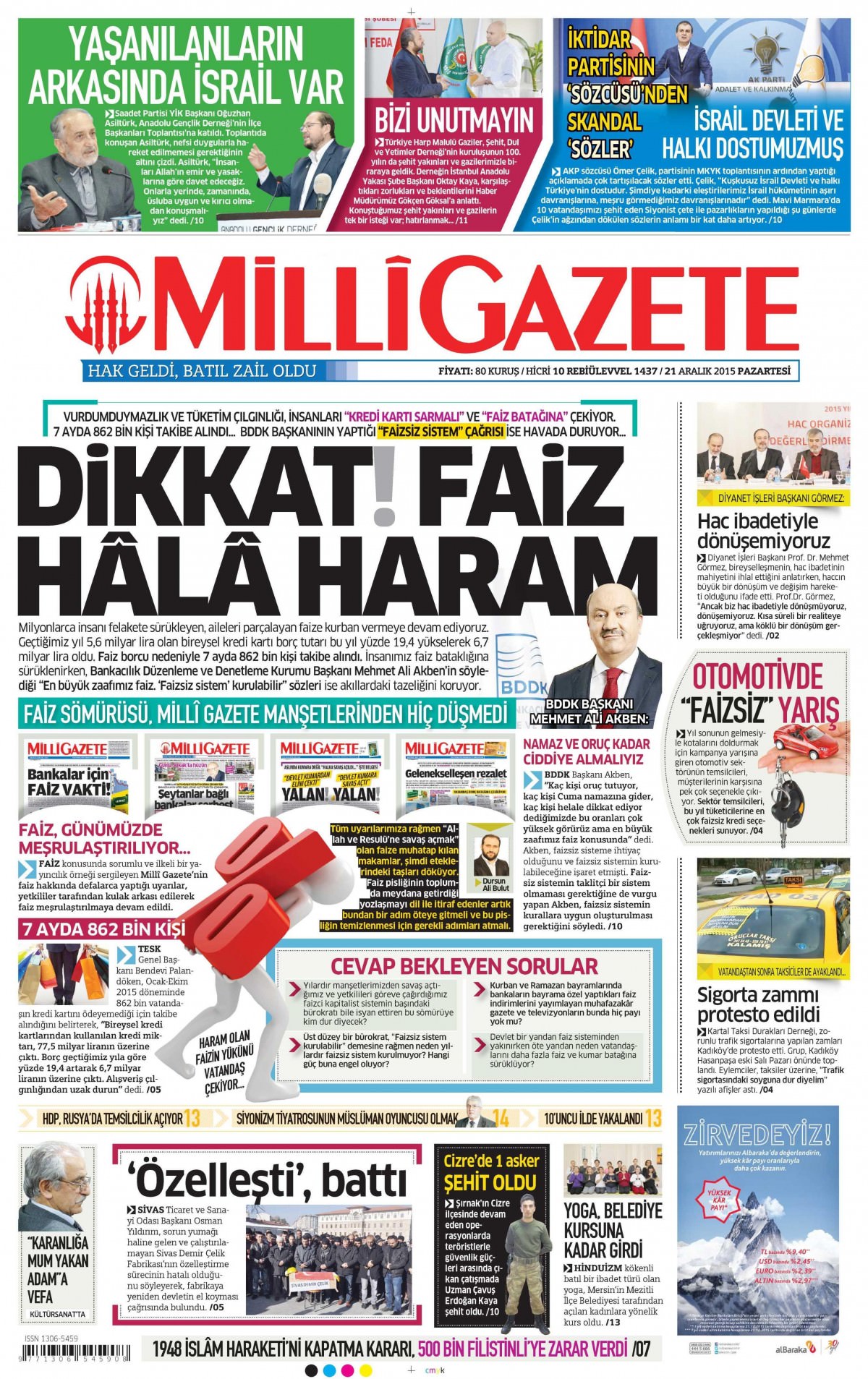 Gazeteler bugün ne yazdı? - 1