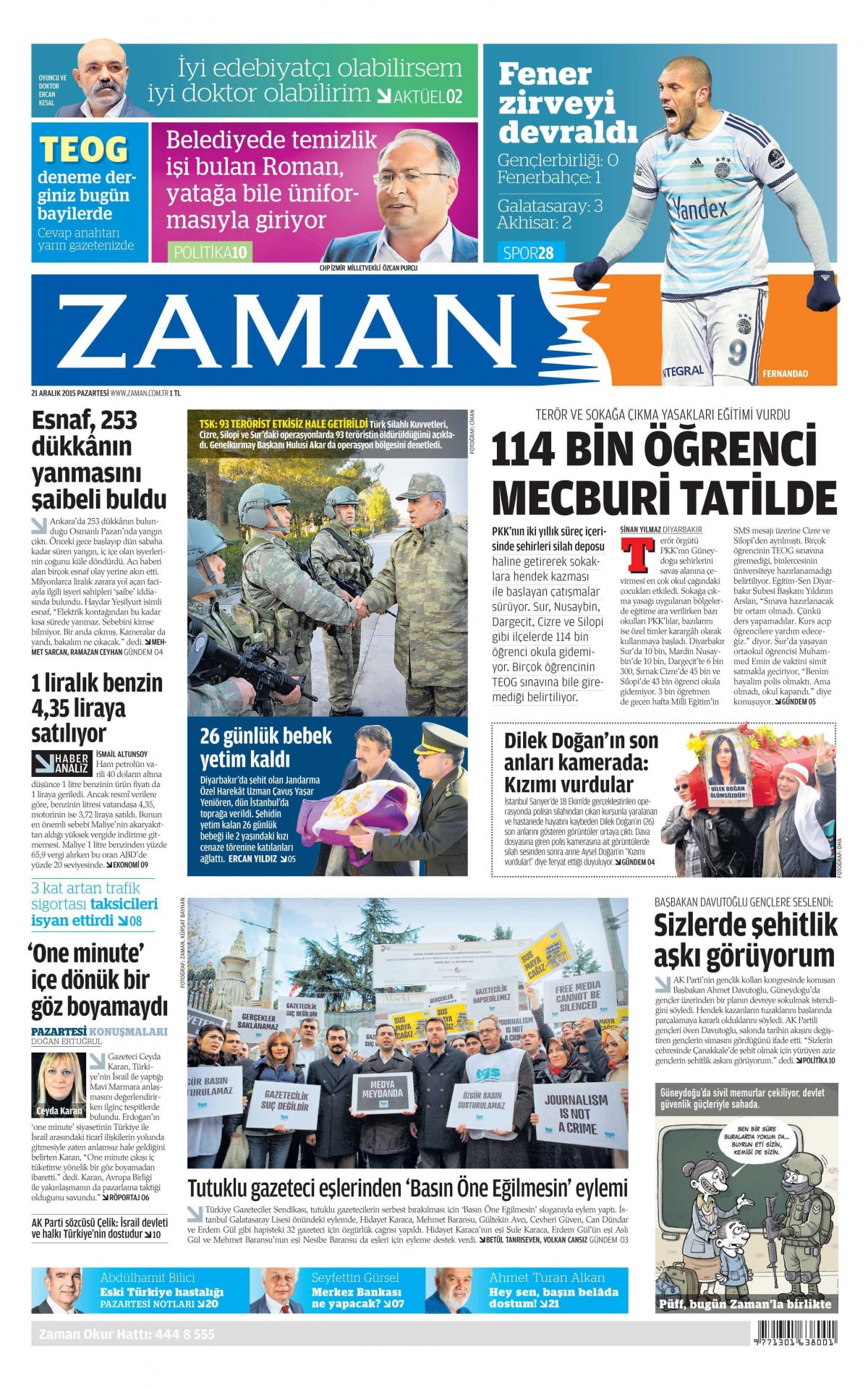 Gazeteler bugün ne yazdı? - 7