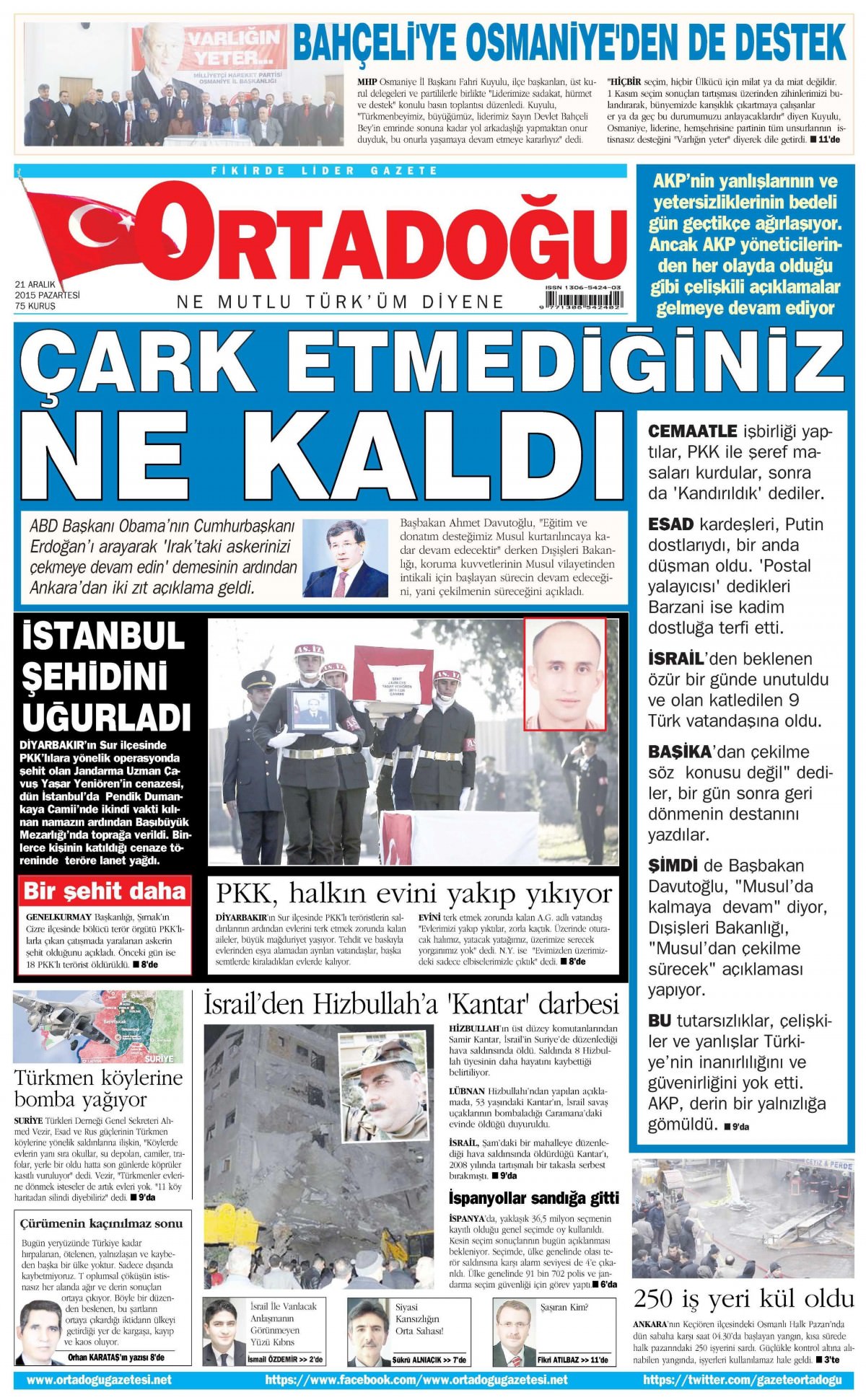 Gazeteler bugün ne yazdı? - 18