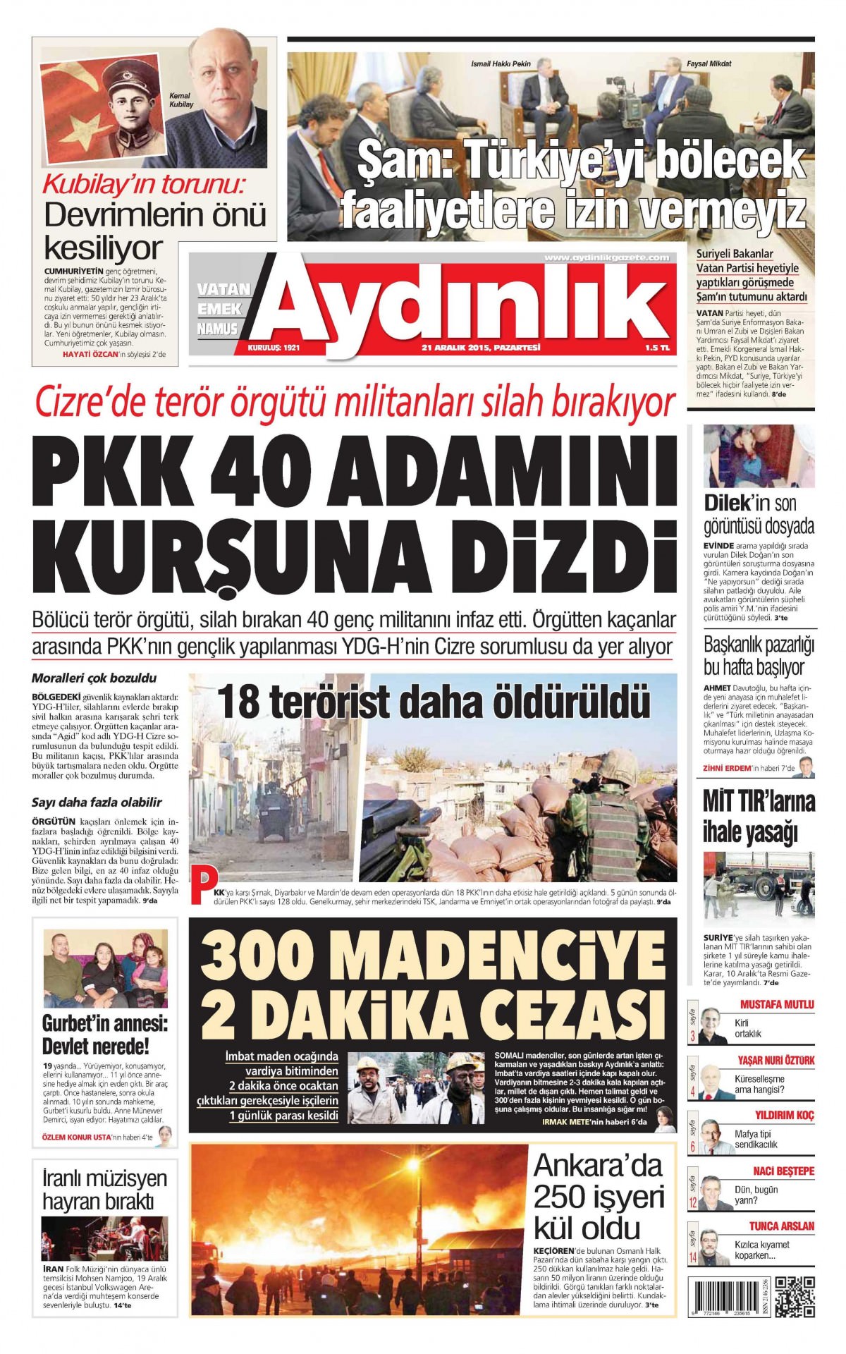 Gazeteler bugün ne yazdı? - 5