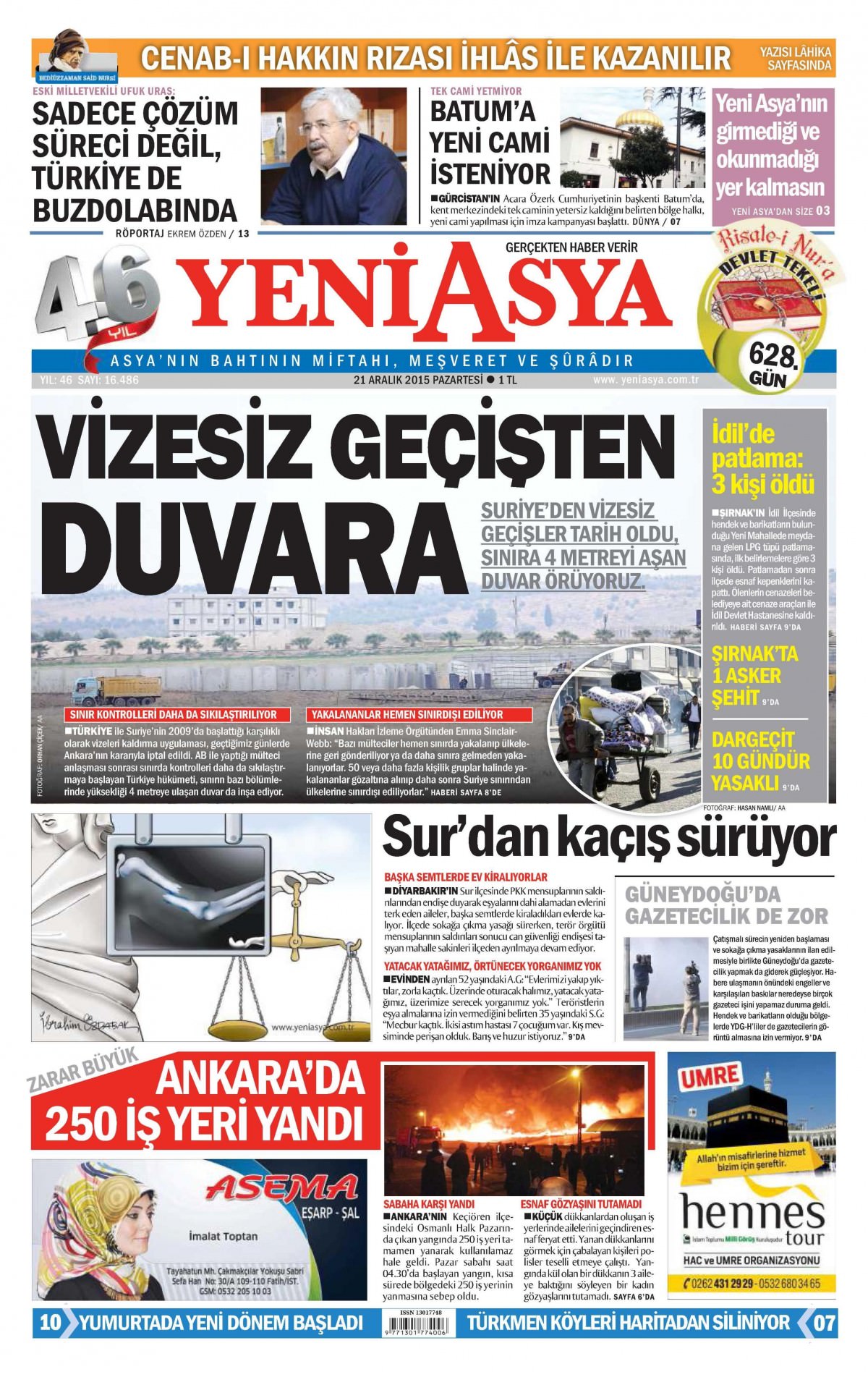 Gazeteler bugün ne yazdı? - 21