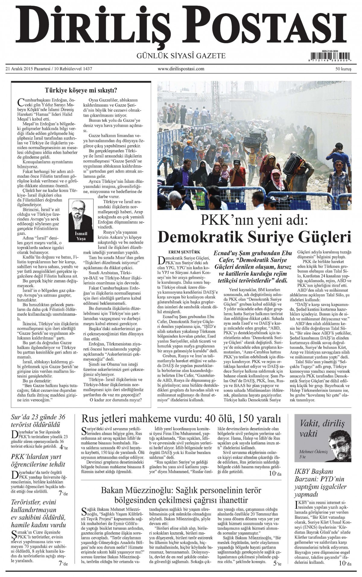 Gazeteler bugün ne yazdı? - 26