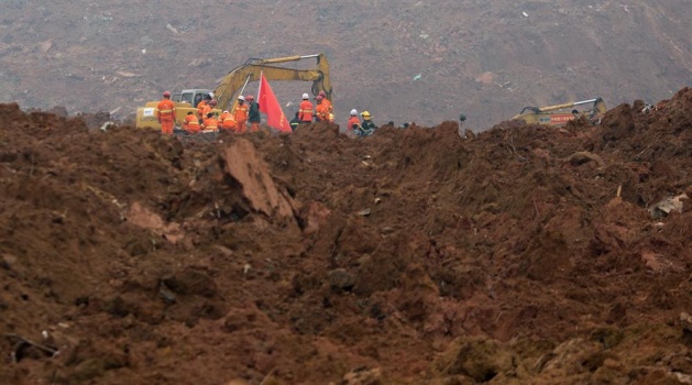 Çin'de heyelan: 91 kişi kayıp - 586