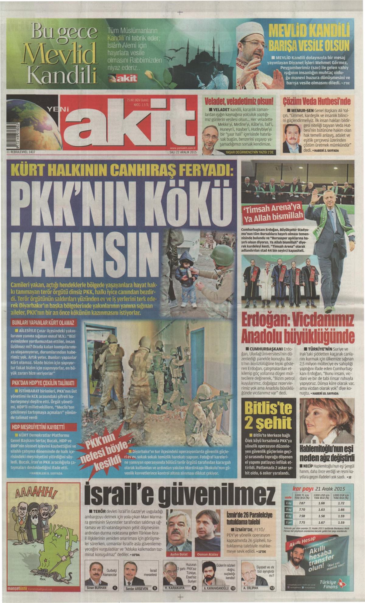 Gazeteler bugün ne yazdı? - 20