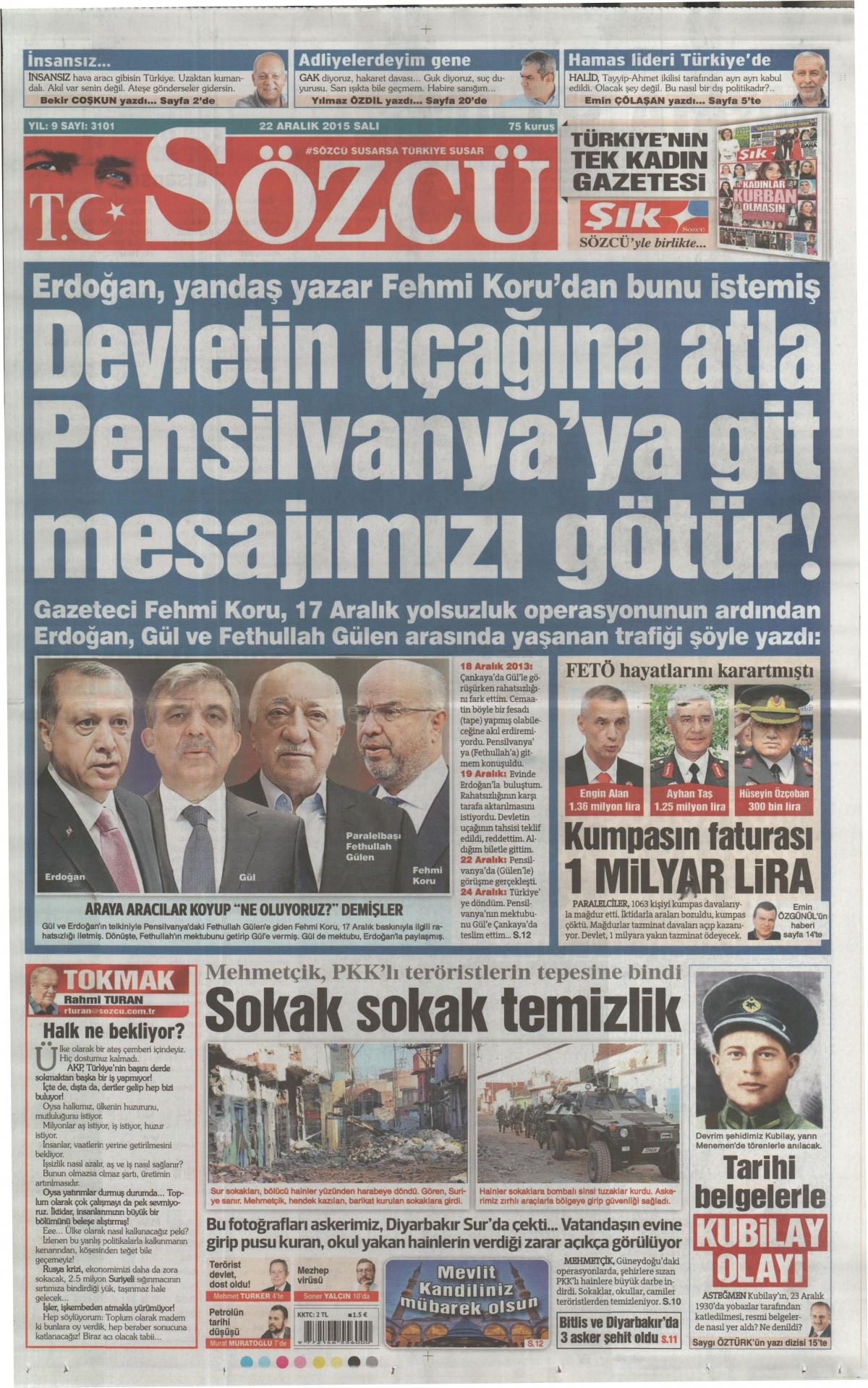 Gazeteler bugün ne yazdı? - 6