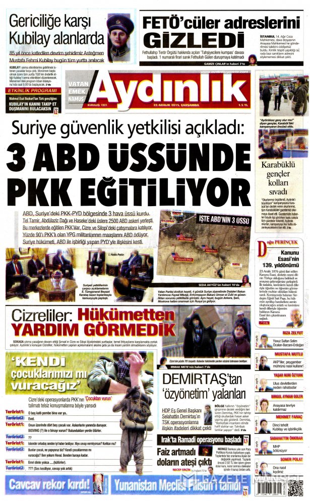 Gazeteler bugün ne yazdı? - 872