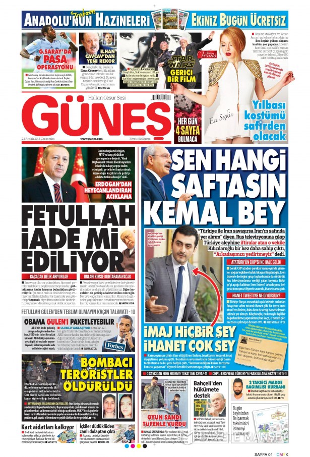 Gazeteler bugün ne yazdı? - 835