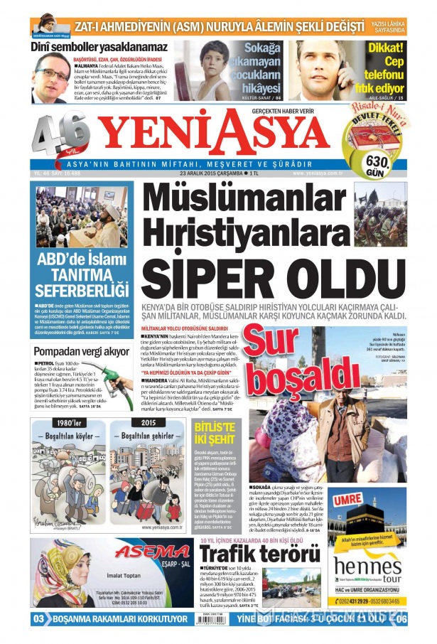 Gazeteler bugün ne yazdı? - 540