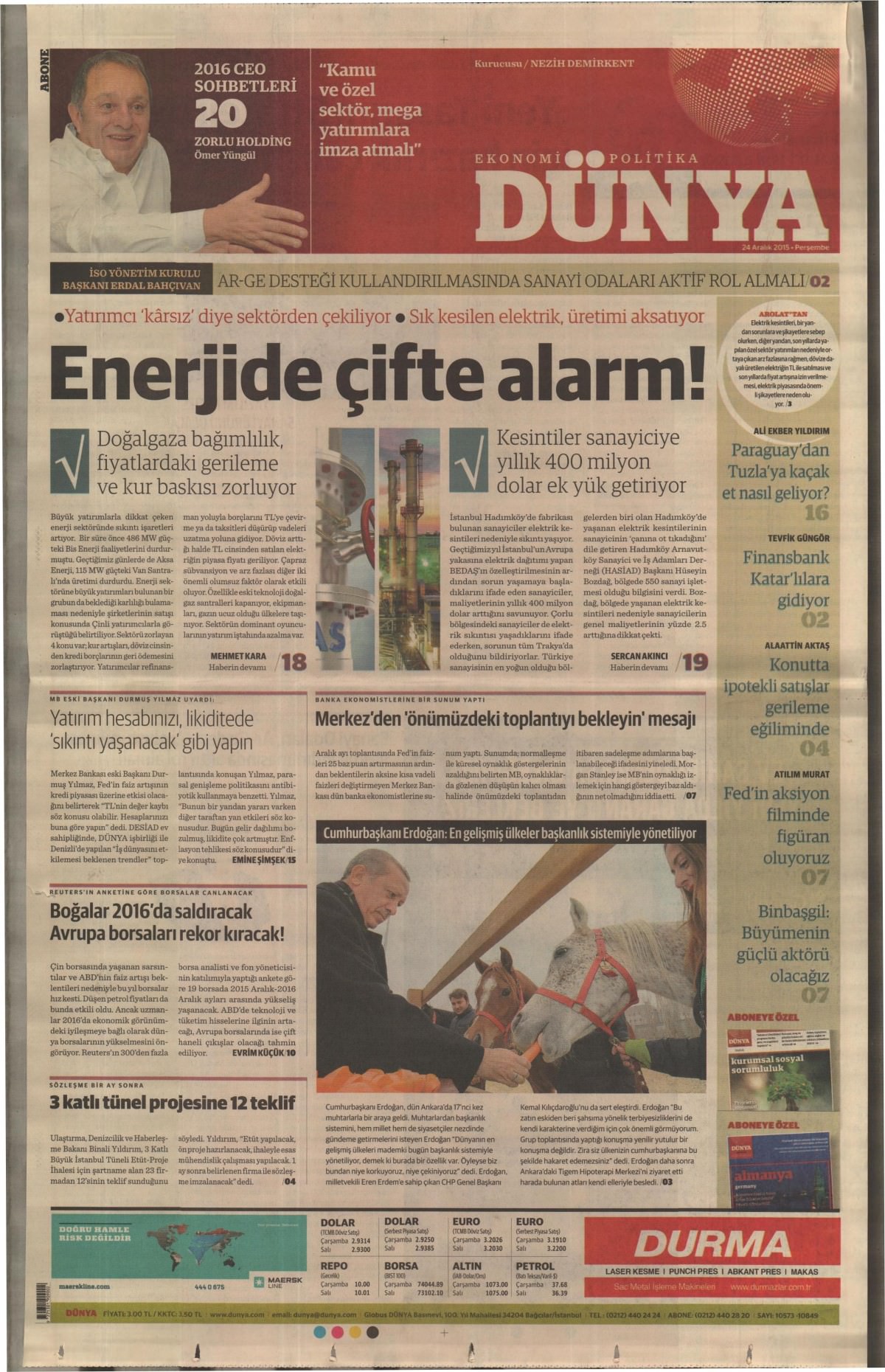 Gazeteler bugün ne yazdı? - 24