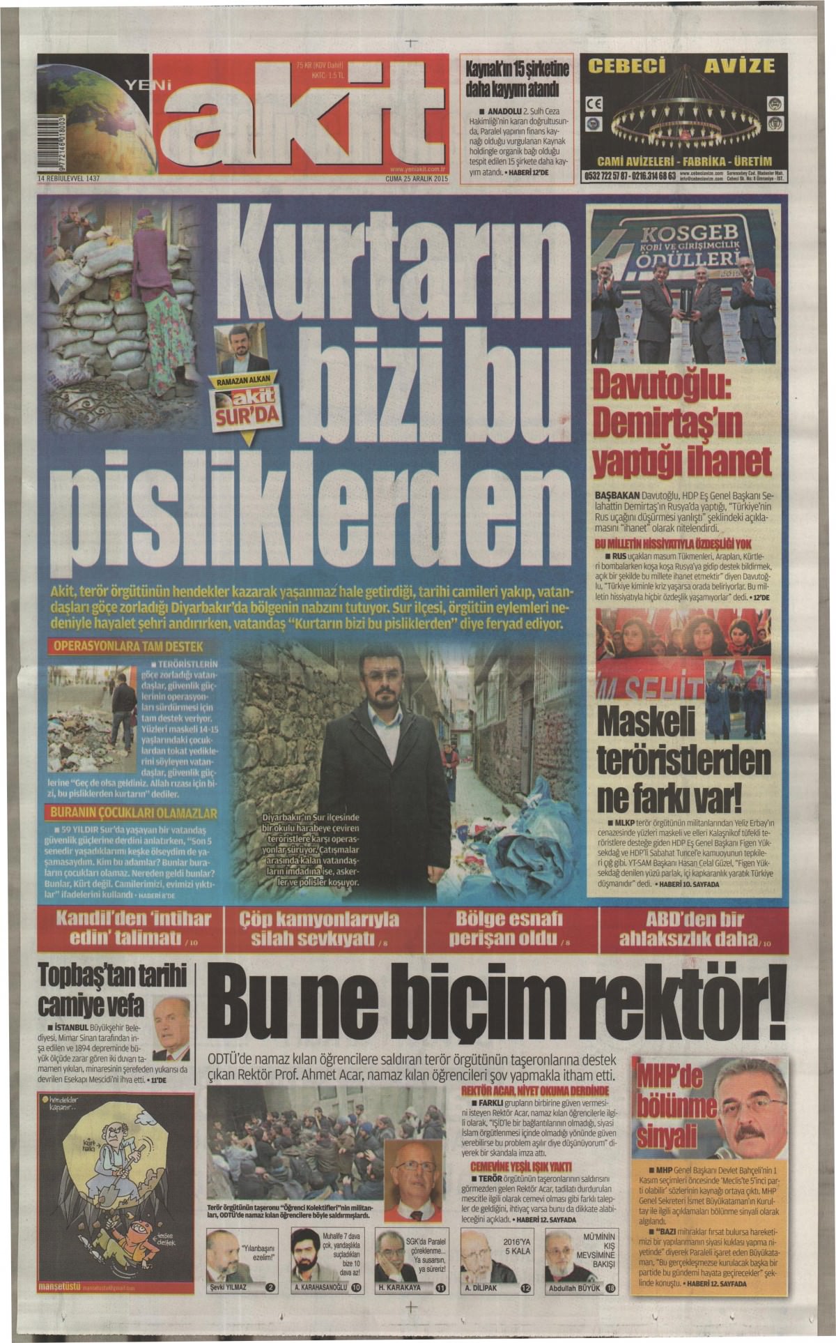 Gazeteler bugün ne yazdı? - 657