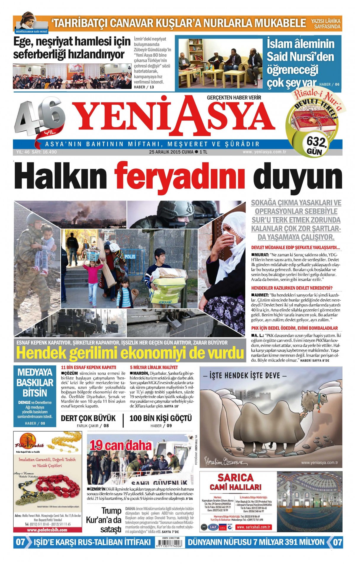 Gazeteler bugün ne yazdı? - 760