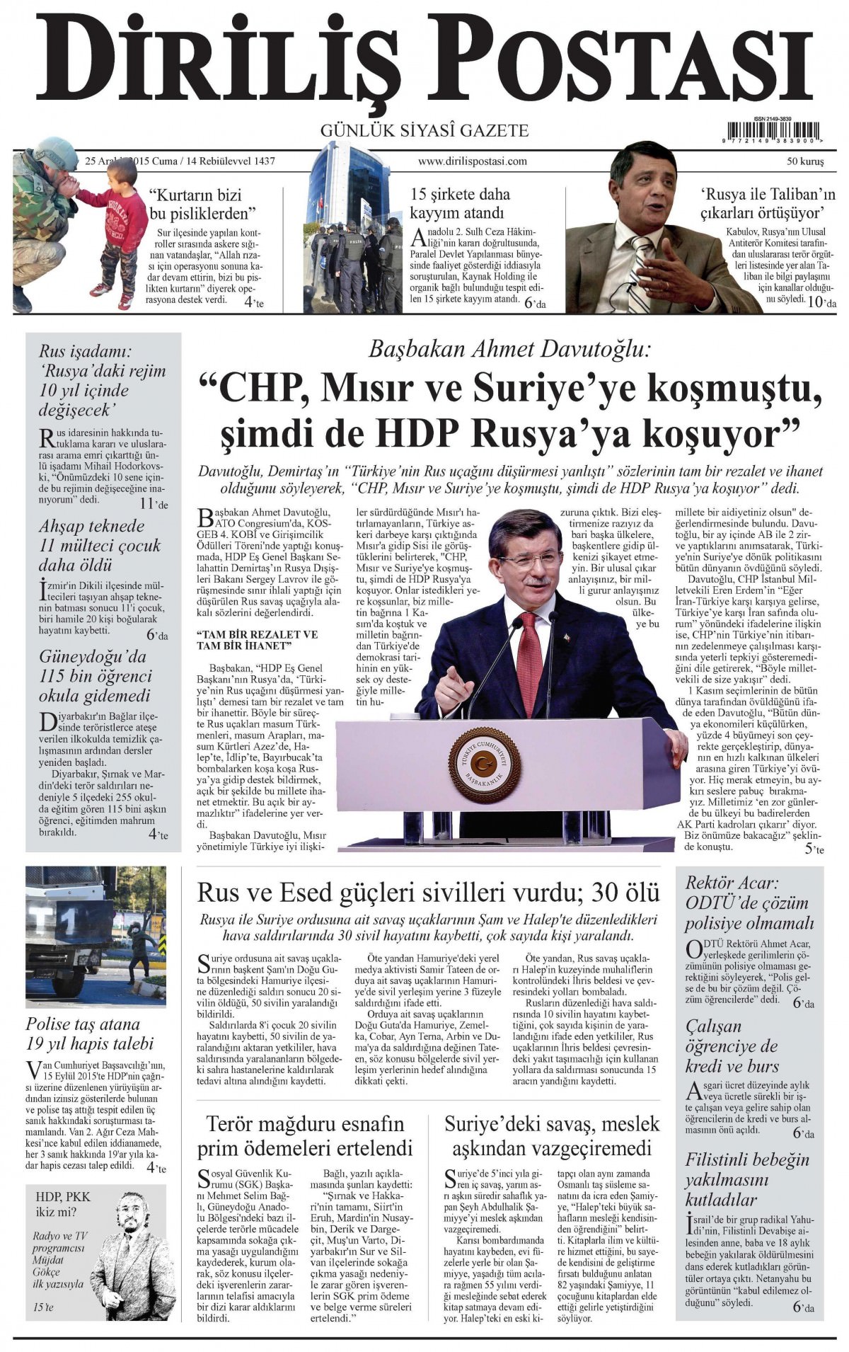 Gazeteler bugün ne yazdı? - 802