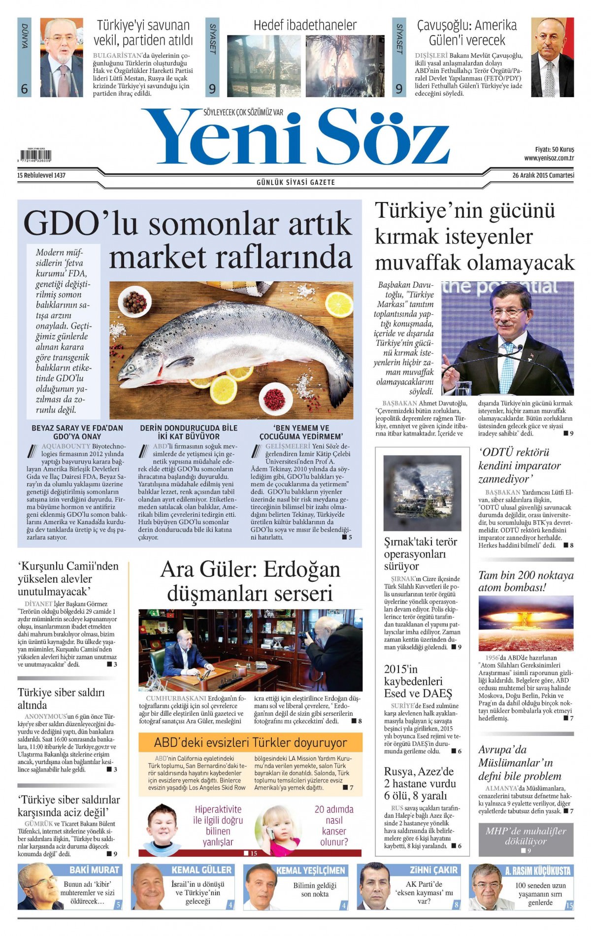 Gazeteler bugün ne yazdı? - 20