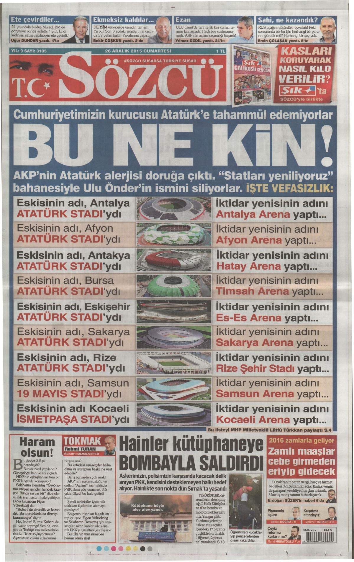 Gazeteler bugün ne yazdı? - 17