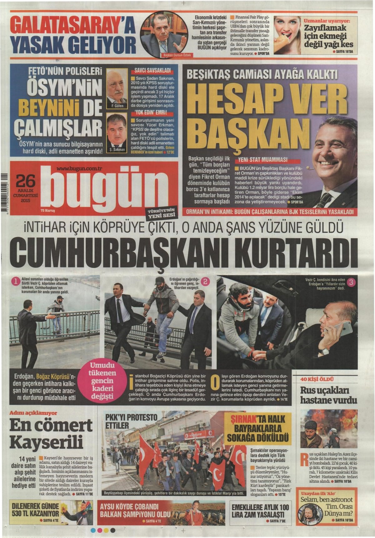 Gazeteler bugün ne yazdı? - 26