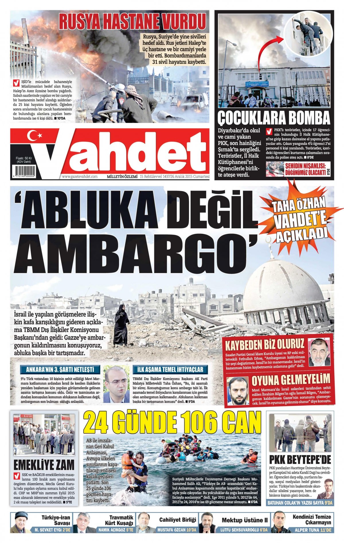 Gazeteler bugün ne yazdı? - 12