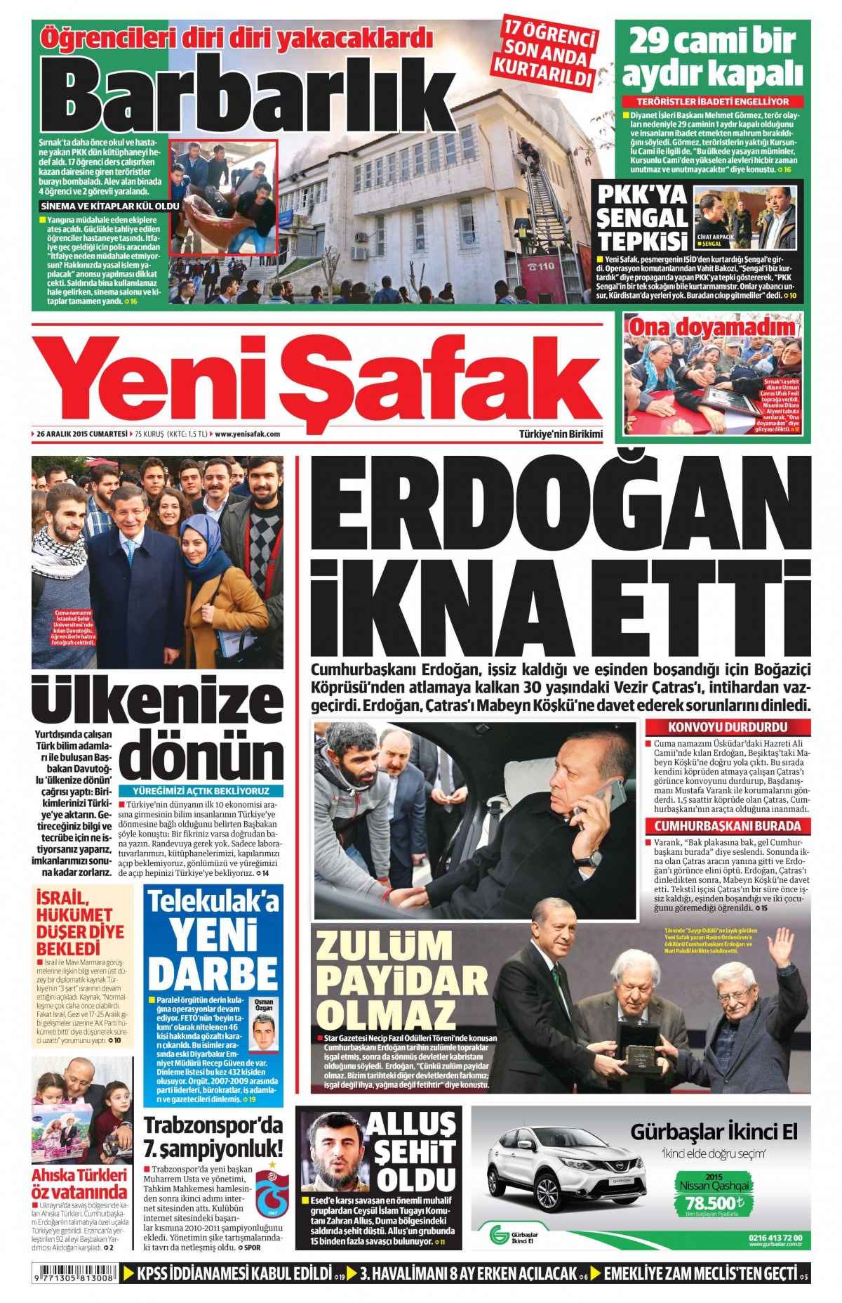 Gazeteler bugün ne yazdı? - 2