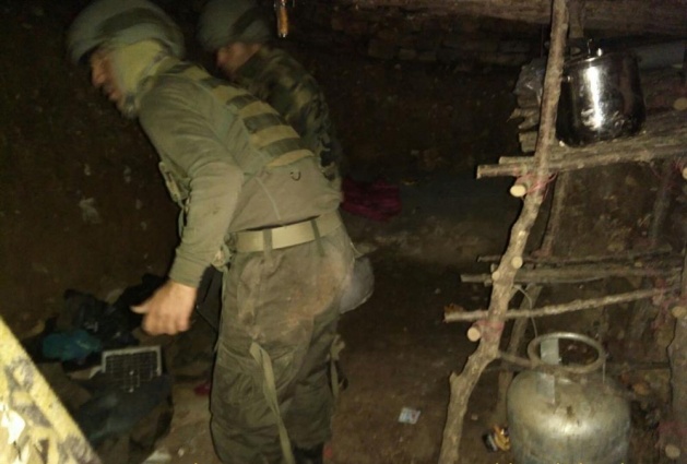PKK'nın sığınakları böyle ele geçirildi - 790