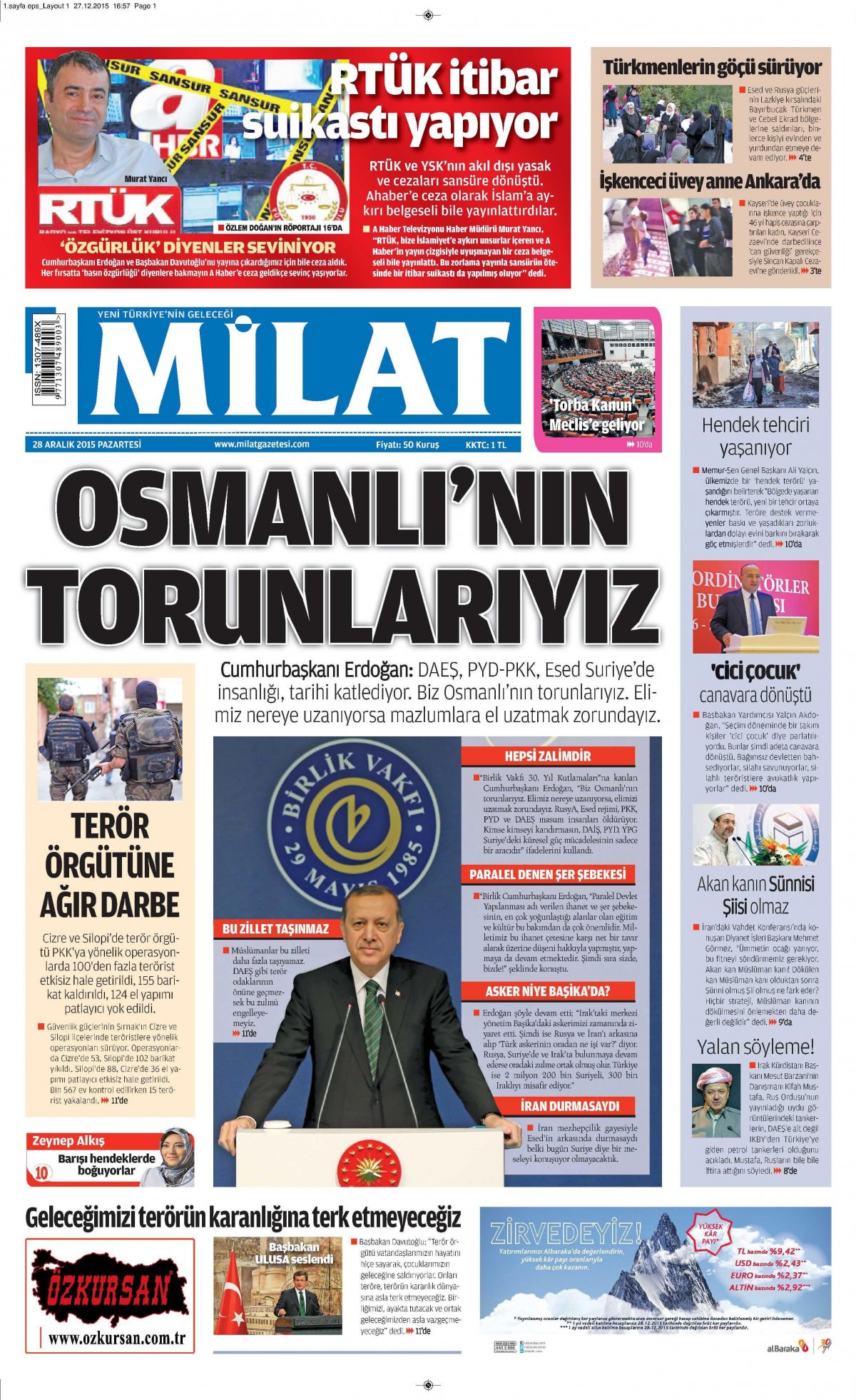 Gazeteler bugün ne yazdı? - 23