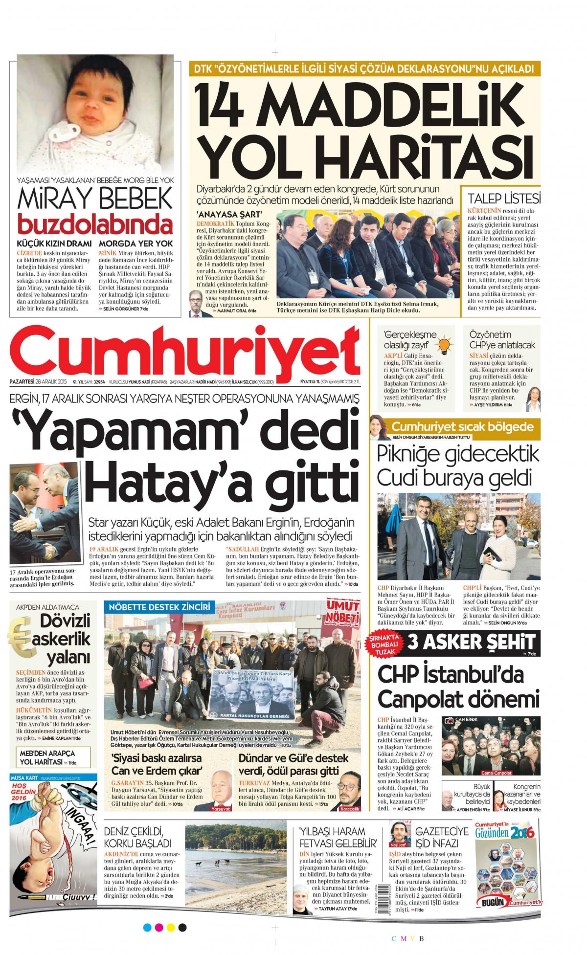 Gazeteler bugün ne yazdı? - 16