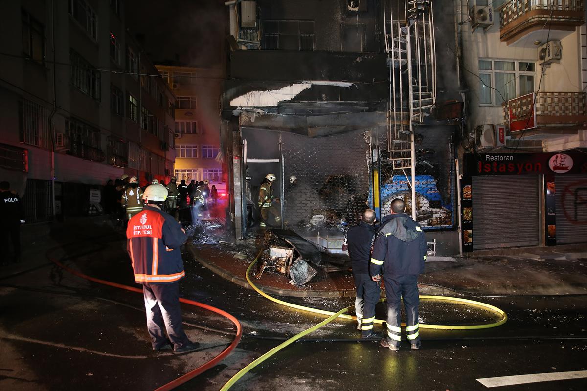 5 katlı binada yangın - 2