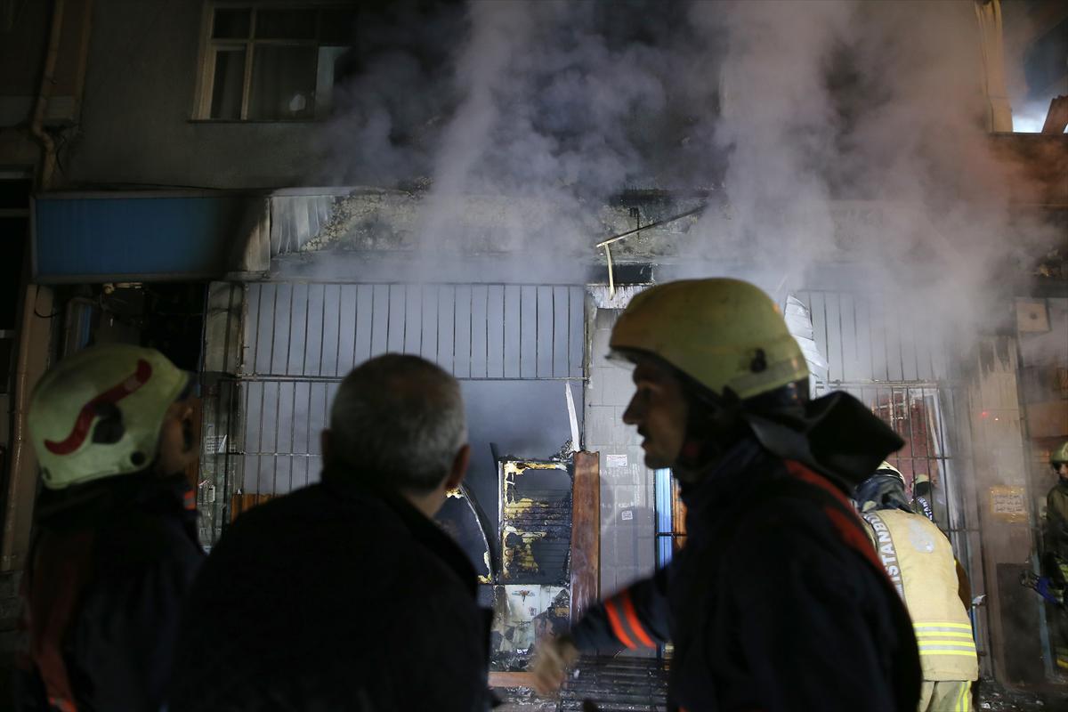 5 katlı binada yangın - 7