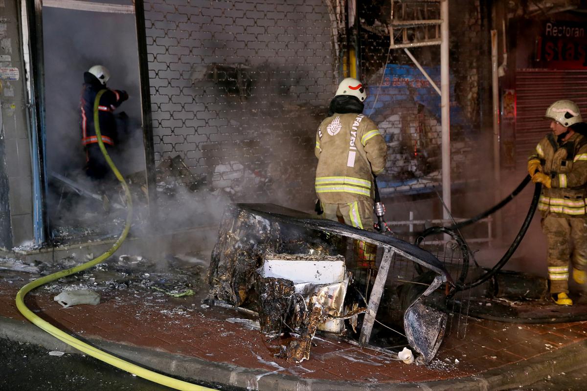 5 katlı binada yangın - 9