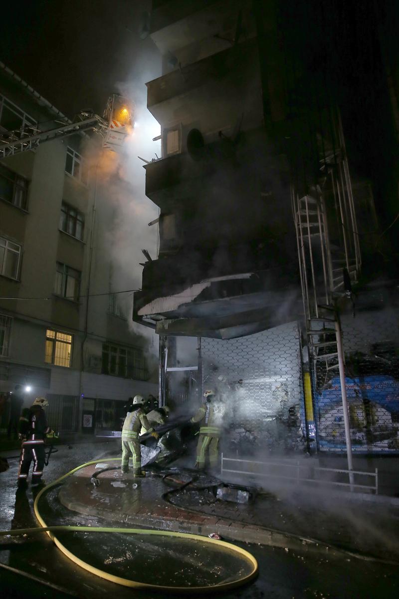 5 katlı binada yangın - 10