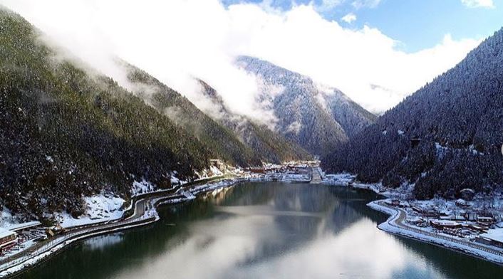 Uzungöl'ün kış güzelliği - 1