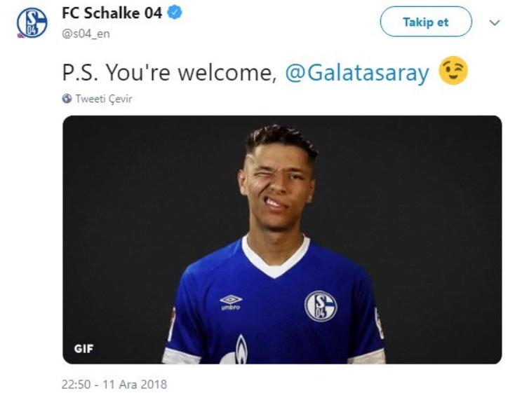 Galatasaray'a Schalke'den  ince gönderme - 5