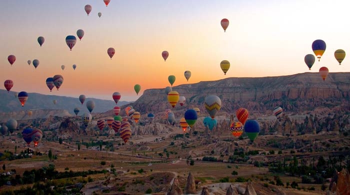 UNESCO Dünya Kültür Mirası Listesindeki Kapadokya'dan manzaralar - 5