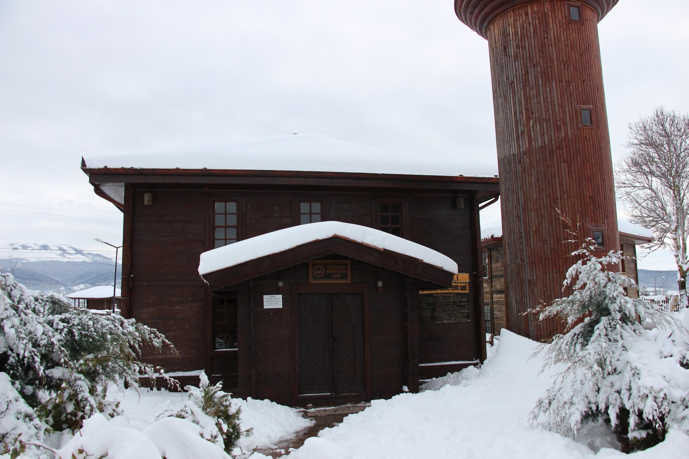 Açık hava müzesi karlar altında kaldı - 7