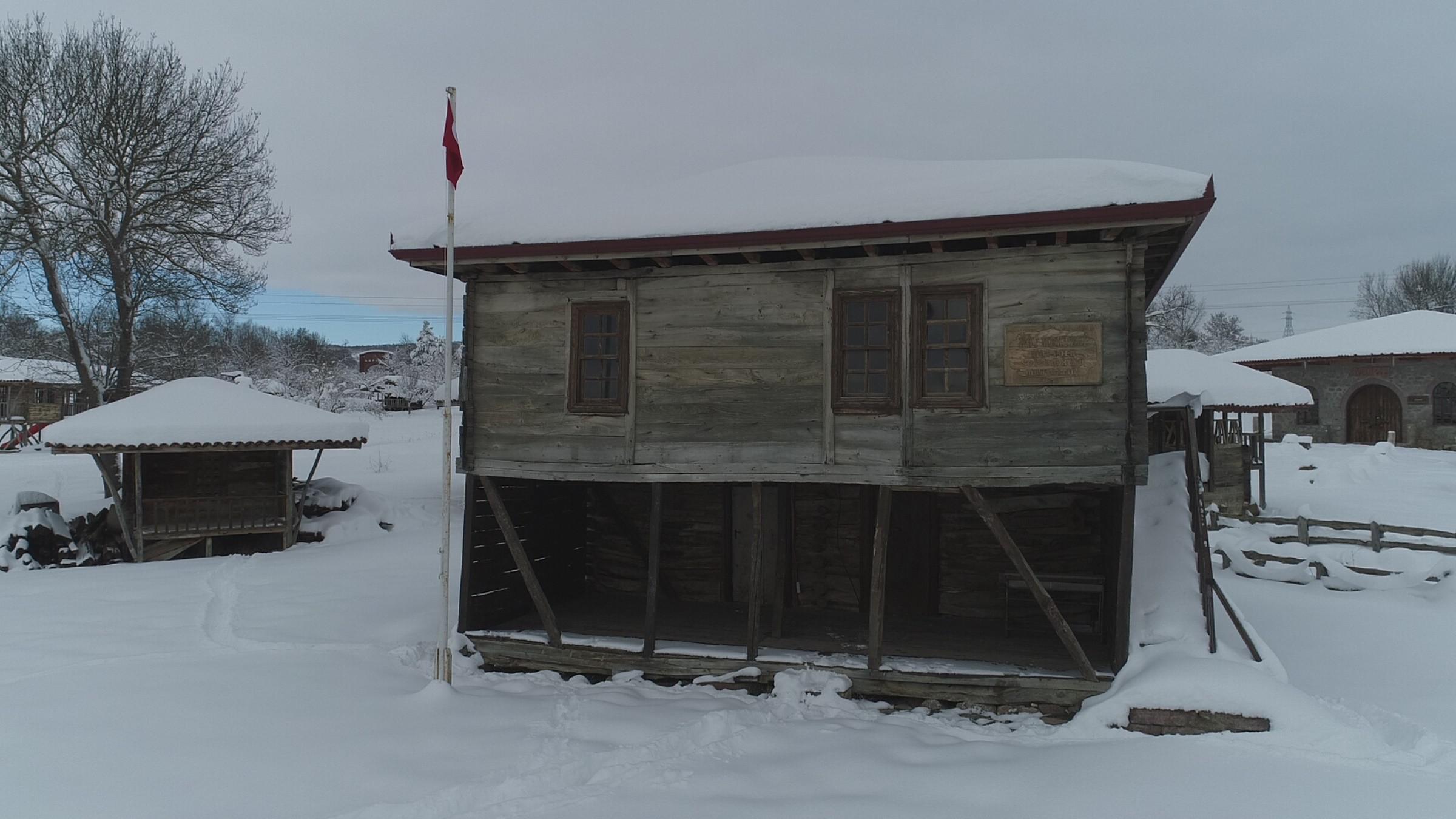 Açık hava müzesi karlar altında kaldı - 2