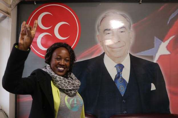 Etiyopyalı kadın MHP'ye üye oldu - 1