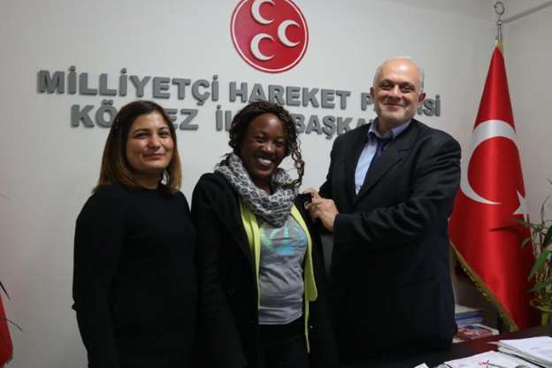 Etiyopyalı kadın MHP'ye üye oldu - 2