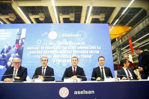 Milli Eğitim Bakanı Ziya Selçuk,' ASELSAN Mesleki ve Teknik liseler açılacak'dedi. - 6