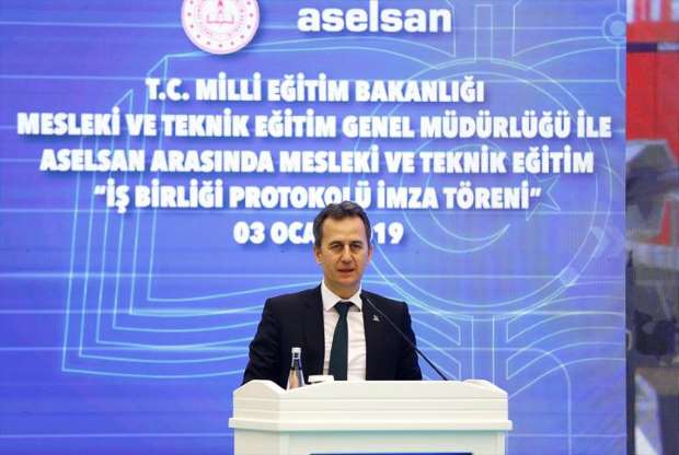 Milli Eğitim Bakanı Ziya Selçuk,' ASELSAN Mesleki ve Teknik liseler açılacak'dedi. - 13