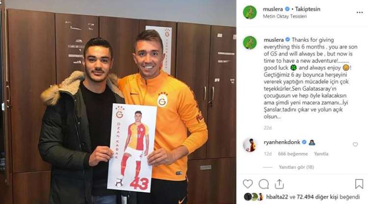 Galatasaraylı futbolcular Ozan Kabak'a böyle veda ettiler - 3