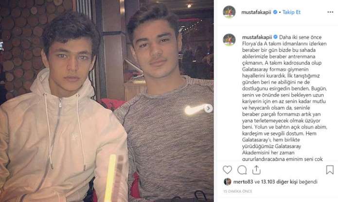 Galatasaraylı futbolcular Ozan Kabak'a böyle veda ettiler - 4