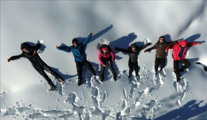 Düzce'de kar safari'si yapan insanlar heyecanlı dakikalar yaşadı - 3