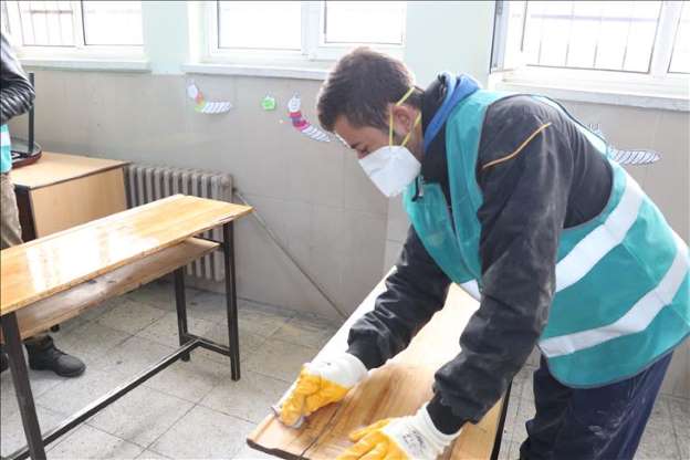 Denetimli serbestlik yükümlüsü mahkumlar okulları yeniliyor - 14