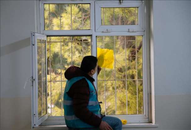 Denetimli serbestlik yükümlüsü mahkumlar okulları yeniliyor - 20