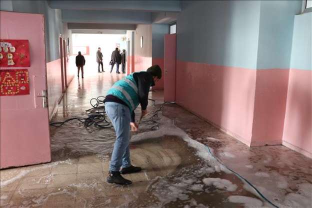 Denetimli serbestlik yükümlüsü mahkumlar okulları yeniliyor - 25